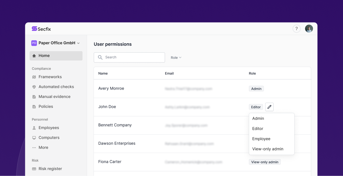 Permissions